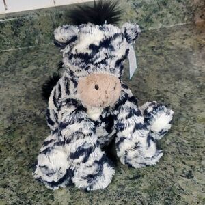 Jellycat; medium fuddlewuddle zebra